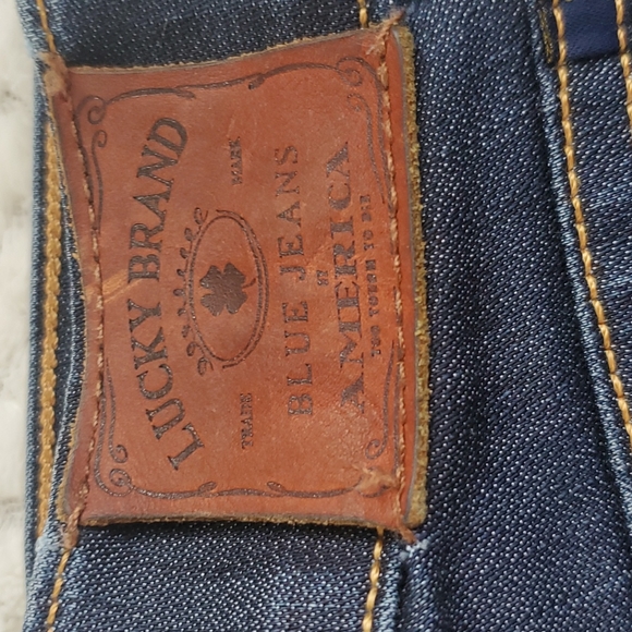 LUCKY BRAND DARK BLUE JEANS SIZE 8/29 - Picture 6 of 10